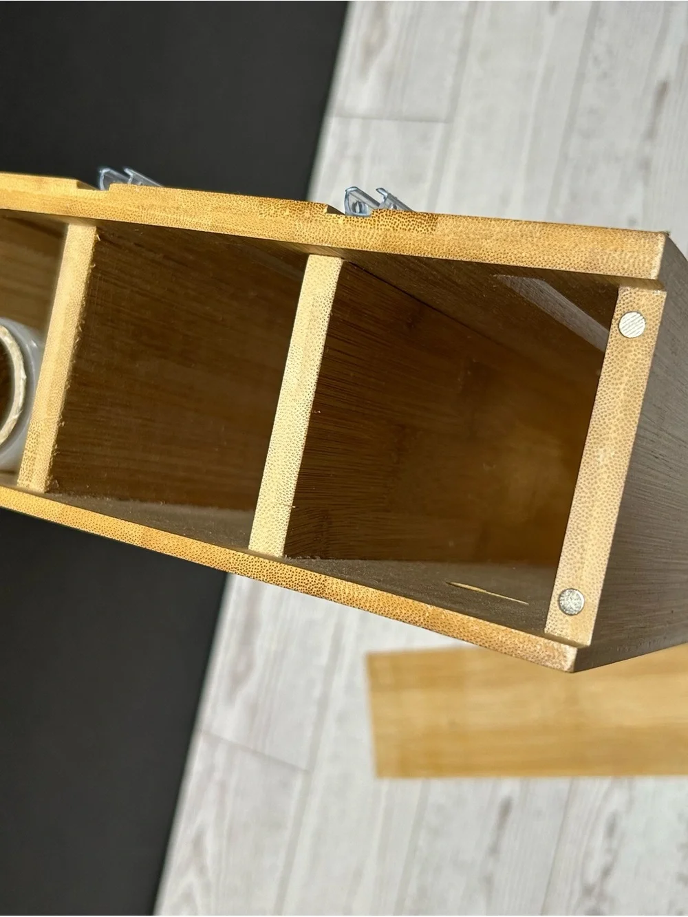 Bamboo Stackable Drawer Organizer - Natural Bamboo